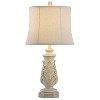 Anastasia Table Lamp Gray Wash - StyleCraft: Polyresin Antique Design, No Assembly, UL Listed, Beige Shade - 2 of 4