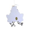 3.5 Inch Just Married Christmas Bride Groom Tree Ornaments - 2 of 3