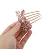 Unique Bargains Women's Two Flowers Hair Insert Comb 1 Pc - 3 of 3