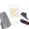 The Juniper Shop SmileyWorld Checkered Floral Smile Youth Tank Top - 3 of 4