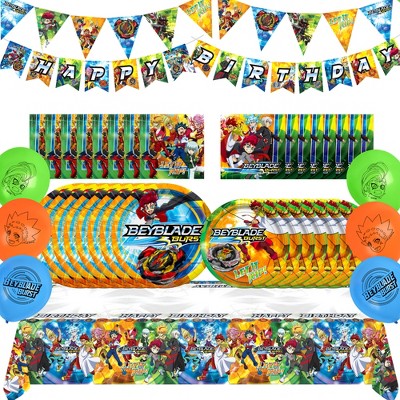 Treasures Gifted BEYBLADE Party Supplies Complete Set for 24 Guests