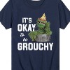 Boys' - Sesame Street - Oscar Its Okay To Be Grouchy Short Sleeve Graphic T-Shirt - 2 of 4