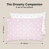 KeaBabies Toddler Pillow - Soft Organic Cotton Kids Pillows for Sleeping - Travel Pillow for Kids Age 2-5 - 3 of 4