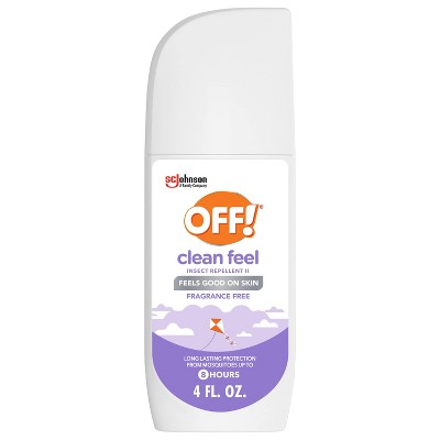 OFF! Clean Feel Mosquito Repellent Picaridin Deet Free Bug Spray - 4oz