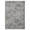Washable Area Rugs, Floral Vintage Distressed Print Pattern Medallion Carpet, Rugs for Living Room Bedroom - 3 of 4