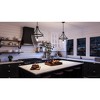 Urban Ambiance Luxury Transitional Pendant 23.375''H x 15.25''W,  Midnight Black Finish,  Coronado Collection, UHP4278 - 2 of 4