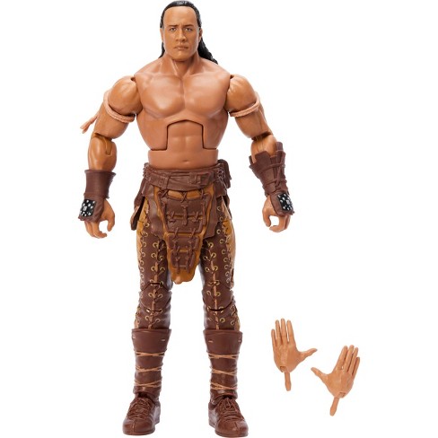 Mattel WWE The Rock Elite Collection Action Figure, Deluxe Articulation &  Life-like Detail with Iconic Accessories, 6-inch