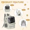 Unique Bargains Pet Portable Travel Backpack for Small Dog with Transparent Cover 1 Pc - 4 of 4