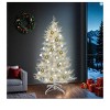 6ft Prelit Birch Tree Artificial Christmas Tree with 300 Warm-White & Multi-Color Switchable Fairy Lights 550 PE Tips - 2 of 4