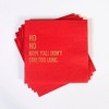 Pretty Alright Goods 20ct Don't Stay Cocktail Napkins - 2 of 3