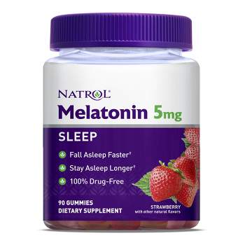 Natrol Melatonin 5mg Sleep Aid Gummies - Strawberry - 90ct