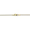 Black Bow Jewelry 1.2mm 10k Yellow Gold Parisian Wheat Chain Anklet, 10 Inch - 3 of 4
