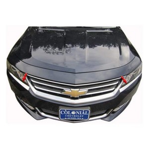 QAA is Compatible with 2014-2020 Chevrolet Impala 2 Piece Stainless Head Light Accent Trim HL54135 - 1 of 3