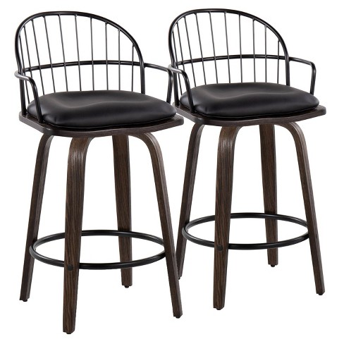 Set of 2 Riley Counter Height Barstools - LumiSource
 - image 1 of 4