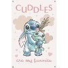 Trends International Disney Lilo and Stitch: Starry-Eyed - Cuddles Are My Favorite Unframed Wall Poster Prints - 4 of 4