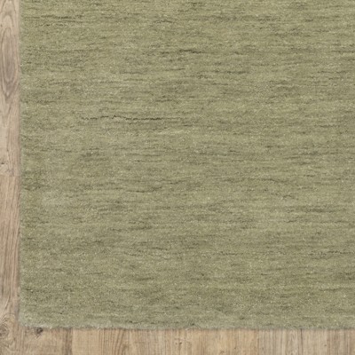 Aniston Sage Green Hand-Tufted Wool 5' x 8' Area Rug