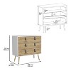 CAVINAS 3 Drawer Dresser for Bedroom,Dressers & Chest of Drawers with Wooden Legs for Living Room,Office,Entryway - 3 of 4