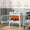 NicBex 24 Inch Electric Fireplace Small Freestanding Heater Fireplace with 3D Realistic Flame Effect and Overheat Protection - 4 of 4