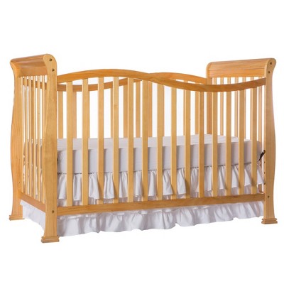 Natural Pinewood 7-in-1 Convertible Crib with Mattress Support
