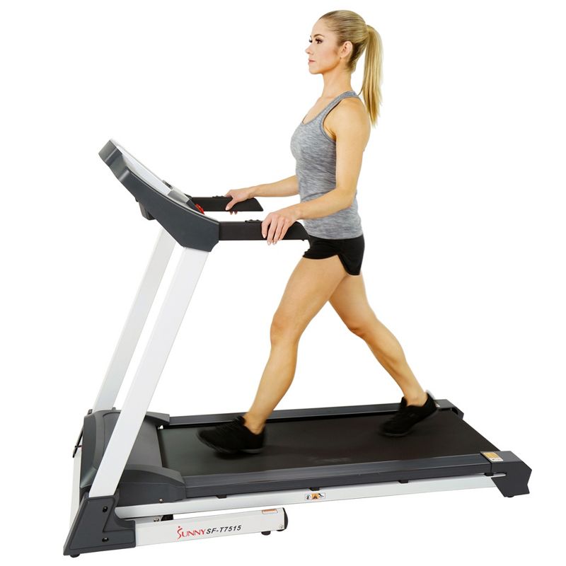 Sunny Health &#38; Fitness  Auto Incline Electric Smart Treadmill, 4 of 16