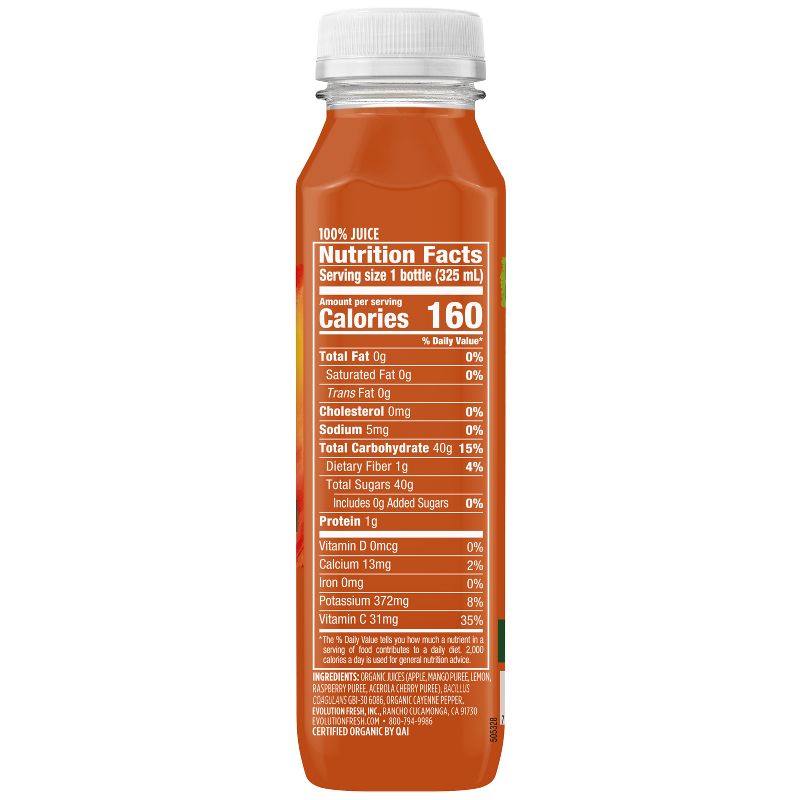 Evolution Fresh Organic Berry Defense Up Cold-Pressed Juice - 11 fl oz, 3 of 8