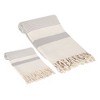 Olive & Linen Pixel Turkish Towel Set - 3 of 4