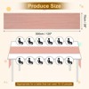 Unique Bargains Light Elegant Romantic Sheer Rustic Gauze Table Decoration Runner 2 Pcs - 2 of 4