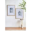 DSVIMOY Set of 2 Fake Pencil Architectual Wall Art, Wall Decor Accent, Silver, 24"*32"*1.2" - 2 of 4