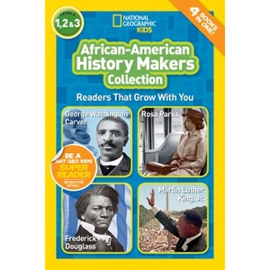 African-American History Makers Collection (National Geographic Kids Readers, Levels 1, 2, & 3) - by  Kitson Jazynka & National Geographic Kids - 1 of 1