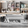 Stylish Wooden Toy Shelf, Toy Storage and Organization Shelf, Double-Layer Children's Bookshelf, Ideal for Game Rooms and Corridors, White - 4 of 4