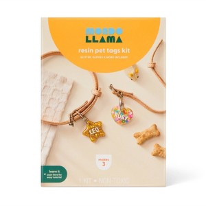 3ct Resin Pet Tags Craft Activity Kit - Mondo Llama™ : Target