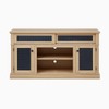 NicBex TV Stand Embossed Pattern TV Stand with Open and Closed Storage Media Console with Sliding Door for Living Room - image 3 of 4