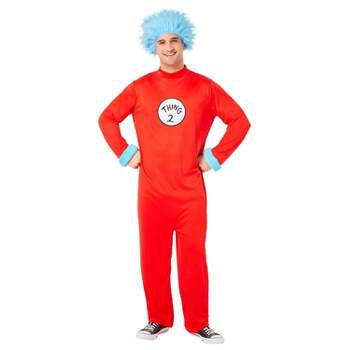 Dr. Seuss Thing 1 & 2 Jumpsuit Adult Costume