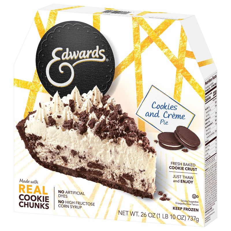 Edwards Frozen Cookies and Creme Pie - 26oz, 5 of 11