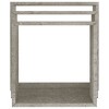 vidaXL Wall Cube Shelves 3 pcs Concrete Gray - 4 of 4