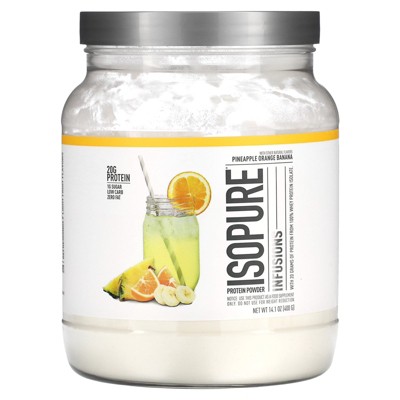 Isopure Infusions Protein Powder, Pineapple Orange Banana, 14.1 oz (400 g)