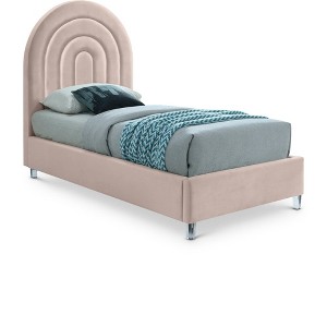 Meridian Furniture,Rainbow Velvet Bed - 1 of 4