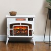 NicBex 22"Electric Fireplace 3D Realistic Flame Effect Heater Stove Fireplace with Remote Control & Adjustable Temperature,1500W - 2 of 4