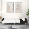 vidaXL Sofa Bed Black Polyester, Wood, Plastic, Foam Medium - 2 of 4