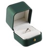 Unique Bargains Wedding Single Ring Box 2.6″x2.4″x2.36″ 1 Pc - 3 of 4