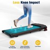 REDLIRO Incline Walking Pad Under Desk Treadmill Portable with Remote 265LBS 2.25HP Workout Fitness, Black - 4 of 4