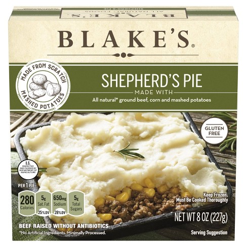 Blake's Gluten Free Frozen All Natural Shepherds Pie - 8oz : Target