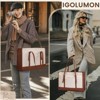 Laptop Bag for Women 15 Inch Vegan Leather Work Tote Bag Quilted Womens Briefcase - 4 of 4