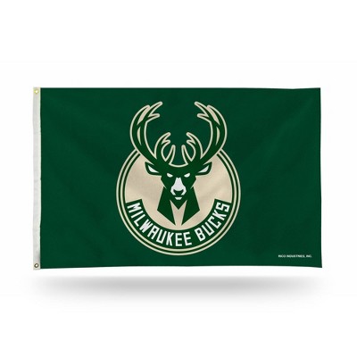 NBA Milwaukee Bucks 3' x 5' Banner Flag