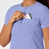 Wink RENEW Women's Mandarin Collar Tuck-In Scrub Top, 5X. - 4 of 4