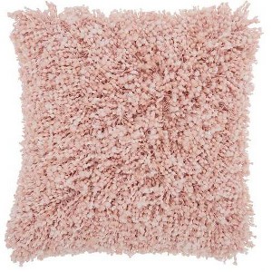 Spacedye Shag Oversize Square Throw Pillow Pink - Mina Victory