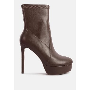 Rossetti Stretch Pu High Heel Ankle Boots Women - 1 of 4