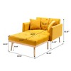 CAVINAS Modern Accent Chair, Fashionable and Classic Style Chaise Accent Chair for Living Room and Hotel Bed Room - 3 of 4