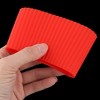 Unique Bargains Silicone Anti-Slip Heat Resistant Glass Bottle Mug Cone Cup Sleeve - 3 of 3