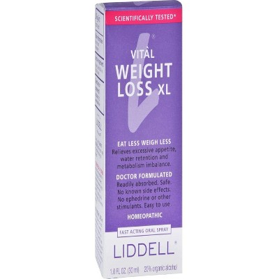 Liddell Homeopathic Weight Loss XL, 1 Oz